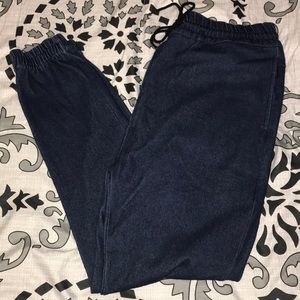 Forever21 Denim/ Navy Blue Joggers